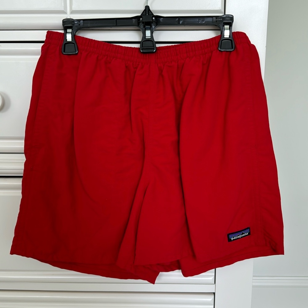 Men’s Red Patagonia Bathing Suit Medium